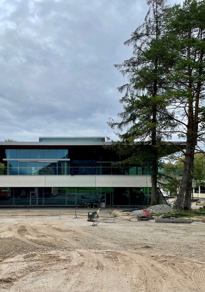 Hoher Anteil des Abbruchmaterials recycliert. 
Architektur: Gritsch/Haslwantner (2022)