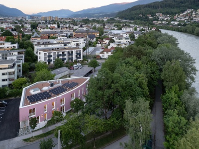 Noah – Betreutes Wohnen für bedürftige Personen, Innsbruck, 2023 – 2026 (Architektur: columbosnext (Verena Rauch + Walter Prenner) mit Michael Steinlechner)