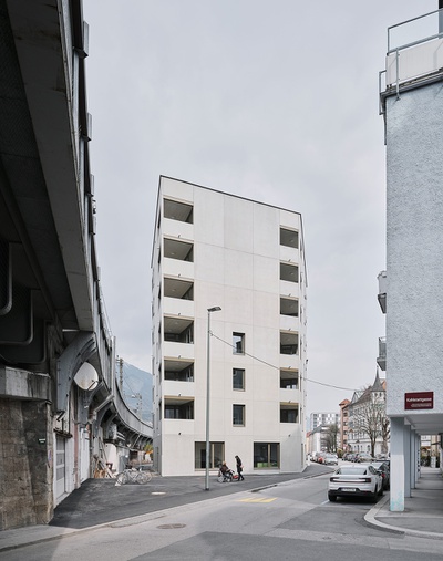 Wohnbau Kapuzinergasse, Innsbruck, 2023 – 2026 (Architektur: Giner + Wucherer)