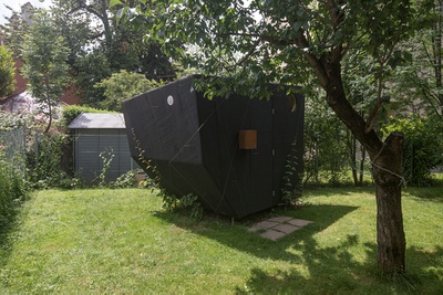Sauna im Garten