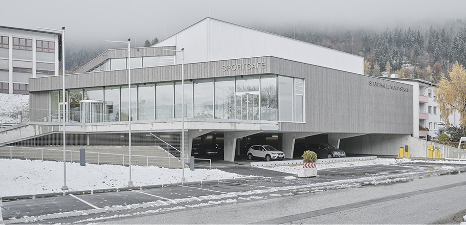 Sporthalle Vomp/Stans, Vomp – © David Schreyer Sporthalle Vomp/Stans, Vomp