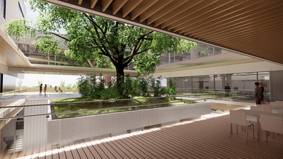 Ausbildungscampus Energie Steiermark, Graz, Rendering – © Markus Pernthaler Ausbildungscampus Energie Steiermark, Graz, Rendering