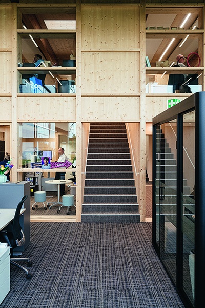 ORTE_Ausstellung_Bauherrinnenpreis 2024 - Unterwegs_Neue Buerowelt Haberkorn Wolfurt - NONA Architektinnen