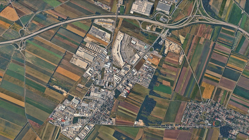 Luftbild Gewerbegebiet Gumpoldskirchen – © Maps Data, Google Earth, © 2025 Luftbild Gewerbegebiet Gumpoldskirchen