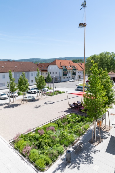 Lanzenkirchen Hauptplatz Vogelperspektive