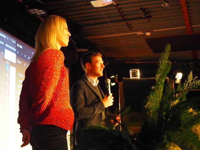Angela Wieser und Hannes Warmuth