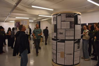 Ausstellungseröffnung "geld . macht . raum" am 7. November 2025