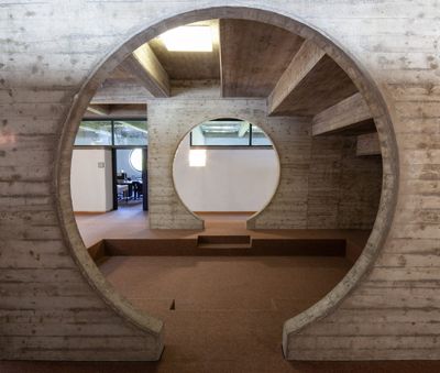 Othmar Barth, Schigymnasium, Internatsschule mit Heim für Schisportler, Stams, 1974–82