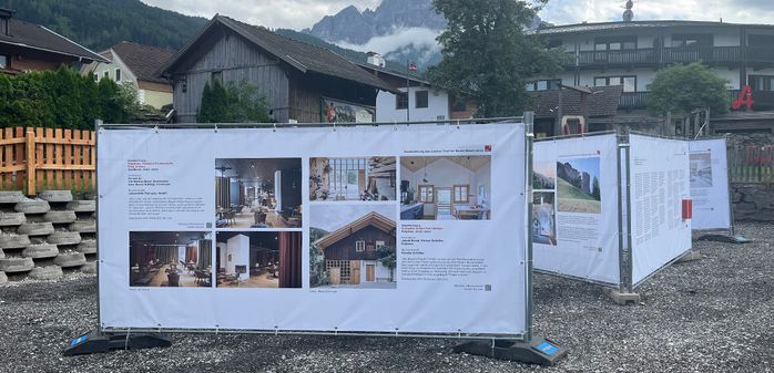 Ausstellung "Neues Bauen in Tirol 2022" in Mieders