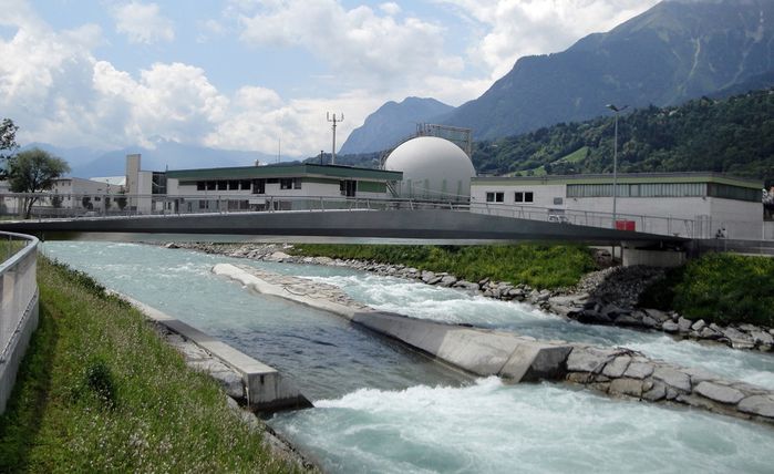 Tiflisbrücke an der Sillmündung, Innsbruck