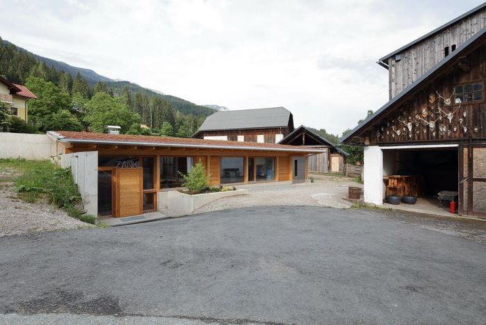 Käsehof Zankl Eingangssituation