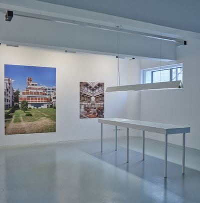 Blick in die Ausstellung im aut