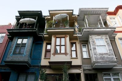 Holzhäuser in Istanbul