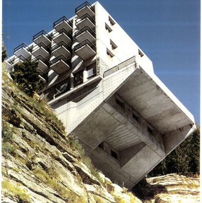 Marcel Breuer, Hotel_Flaine, Haute-Savoie, Frankreich, 1969