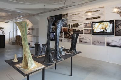 Blick in die Ausstellung "Potenziale 2" im aut