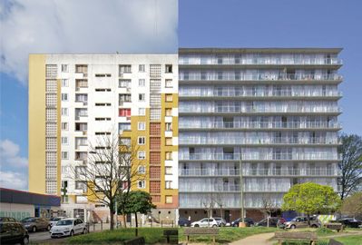 Druot, Lacaton & Vassal, Transformation des Tour Bois-le-Prètre, Paris, 2005 – 2011