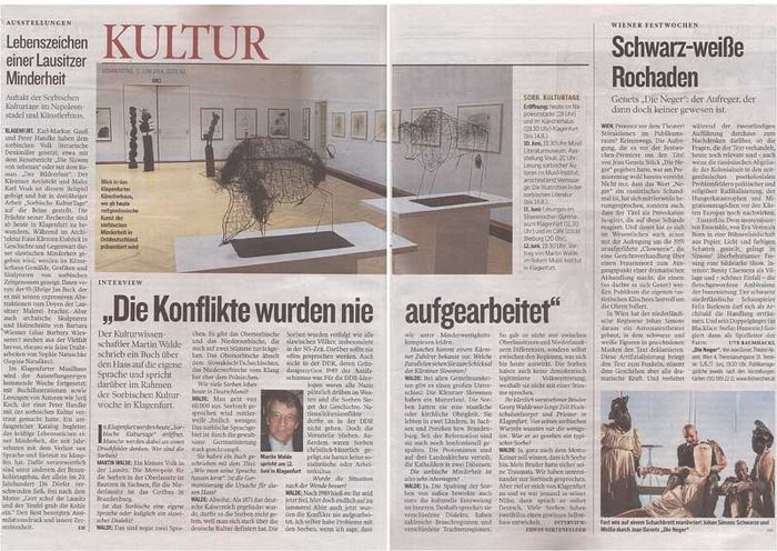 Kleine Zeitung_04.06.2014_"Die Konflikte wurden nie aufgearbeitet"