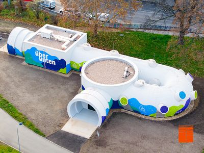 Multimediales Infocenter „Über Unten“ am Gaudenzdorfer Gürtel