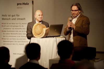 Holzbaugespräch 2013 – Fritz Klaura, Kurt Pock