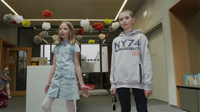 Filmstill: Volksschule Wallern, © afo architekturforum oberösterreich, Reinhard Zach