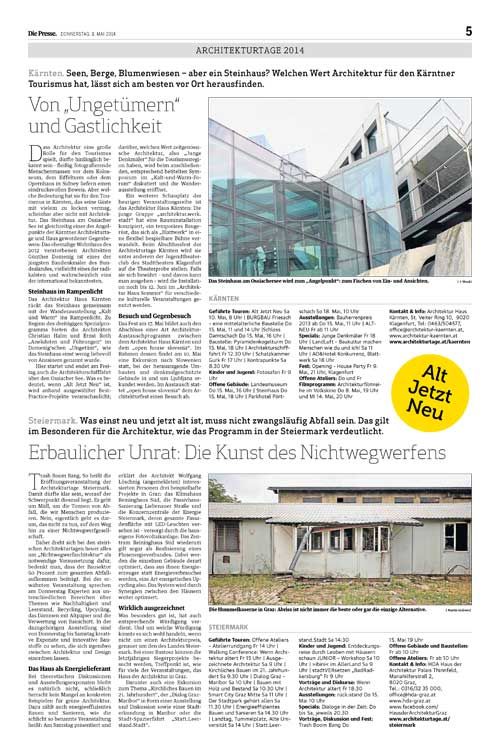 Die Presse_08.05.2014_AT 2014_ Von Ungetümern und Gastlichkeit