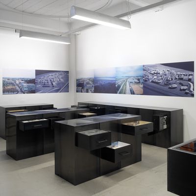 Blick in die Ausstellung im aut