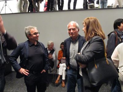 Ausstellungseröffnung und Feier "20 Jahre aut" – Kurzvorträge von Herwig van Staa (Landtagspräsident) und Arno Ritter (Leiter aut. architektur und tirol) und ein rauschendes Fest bis spät in die Nacht