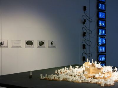 BAUhahaHAUS
Paperholm / Charles Young (left), Nedko Solakov / Homes (right)