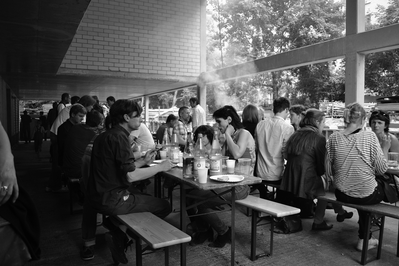 Richtfest im R50-Gemeinschaftsraum