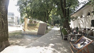 Installation Architektur reflektiert