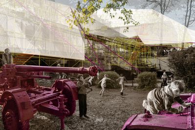 Second Skin als temporäre Gebäudehülle, Entwurf The People’s Museum