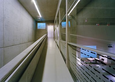 Kunsthalle Krems / Rampe – Architektur: Adolf Krischanitz, Foto: Bruno Klomfar