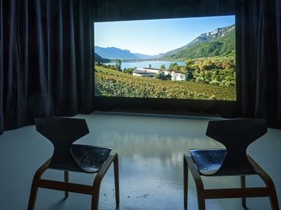 Blick in die Ausstellung "Über Othmar Barth"