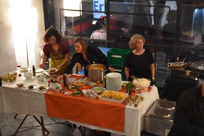 Abendessen mit Partnern, Sponsoren und Förderern im aut am 3. Feber 2024