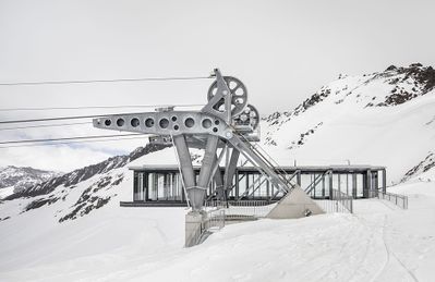 Falginjochbahn, Kaunertal, 2019 (Architektur: Baumschlager Hutter Partners)