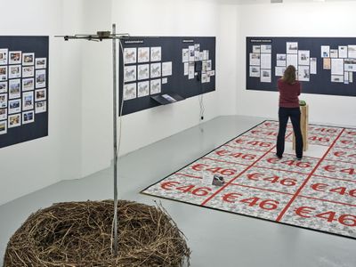 Blick in die Ausstellung im aut