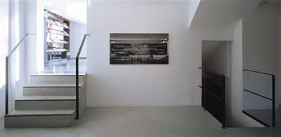 Blick in die Ausstellung "Carl Pruscha: Mein Logbuch"