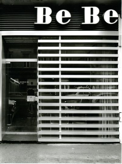 Cafe Be Be, Fassade, Foto: © Archiv für Baukunst der Universität Innsbruck (Nachlass Stigler), 1966