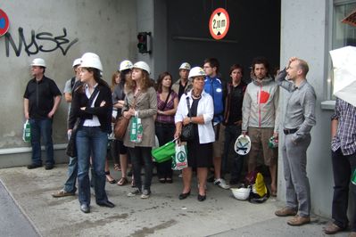 Offene Ateliers - Baustellenbesuch