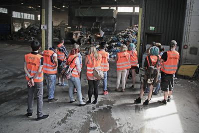 Fürhung Recyclingcenter Sturzgasse, Architektursommer 2018