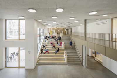 Volksschule Leopoldinum – SmartCity, 2019, Architektur: alexa zahn architekten, Bauherr*in: Stadt Graz, vertreten durch die Abteilung für Bildung und Integration, Stadtbaudirektion, GBG und Abteilung für Immobilien