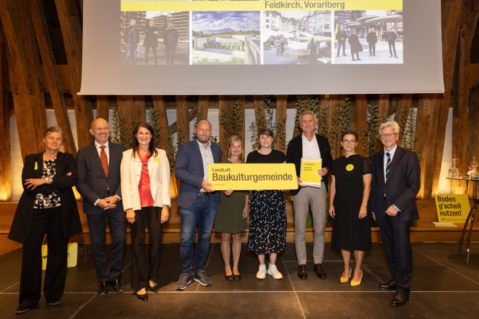 Verleihung Baukulturgemeindepreis Preisträgerin: Stadt Feldkirch