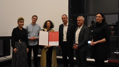 Auszeichnung des Landes Tirol für Neues Bauen 2024 für das Quartier am Raiffeisenplatz in Schwaz von Silvia Boday