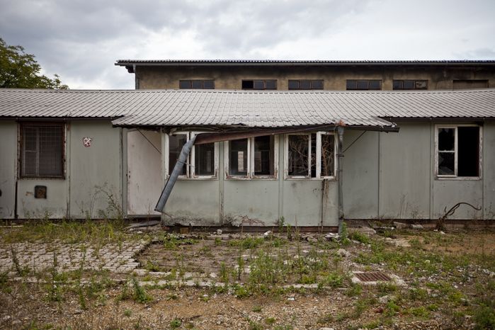 Hummelkaserne Graz, kurz vor ihrem Abriss