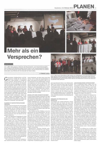 Architektur und Bauforum_2015.02.16_Mehr als ein Versprechen?