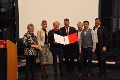 Anerkennung des Landes Tirol für Neues Bauen 2022 für den Pavillon in Umhausen von Armin Neurauter