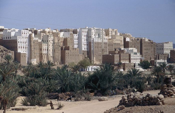 Lehmhochhäuser in Shibam, Jemen
