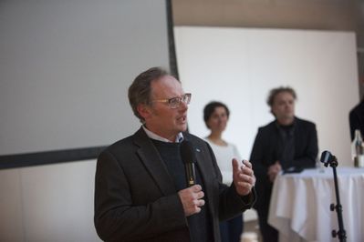 IM FREIEN… – Tagung und Ausstellungseröffnung: Christoph Aste (Fachgruppenobmann der Ingenieurbüros der WK Kärnten)