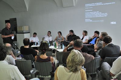 Gespräch zum Thema Baukultur und Architekturpolitik anlässlich der steiermärkischen Landtagswahl 2010