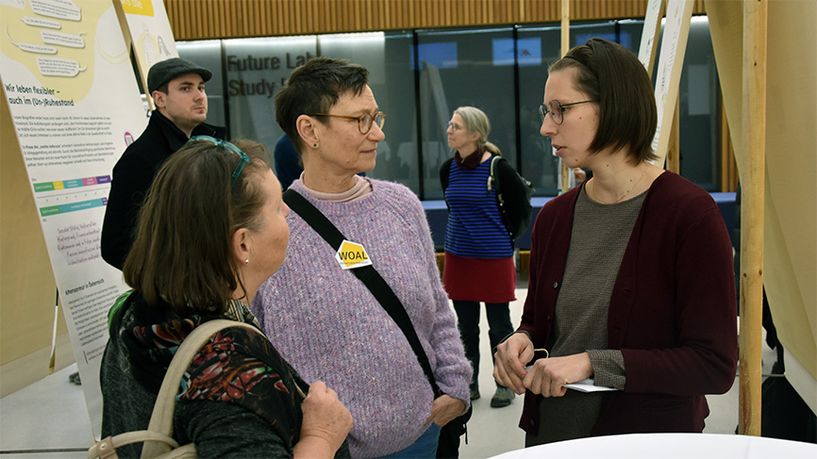 Wie geht´s Alter Impression der Ausstellungseröffnung